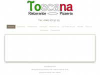 toscana.at Webseite Vorschau