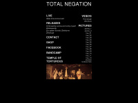 totalnegation.de Webseite Vorschau