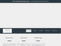 toth-technik.de Webseite Vorschau