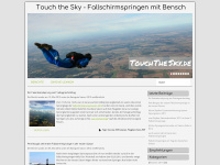 touchthesky.de Webseite Vorschau