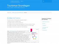 tourismus-grundlagen.de Webseite Vorschau