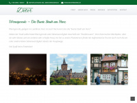 tourismus-harz.de Webseite Vorschau