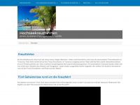 tourismus-kreuzfahrten.de Webseite Vorschau