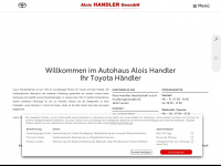 toyota-handler.at Webseite Vorschau