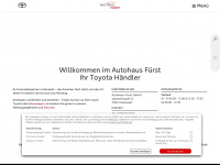 toyota-fuerst.at Webseite Vorschau