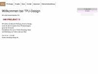 tpj-design.de Webseite Vorschau