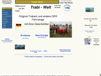 trabi-welt.de Webseite Vorschau