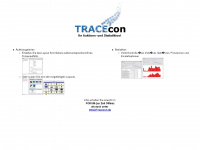 tracecon.de Webseite Vorschau