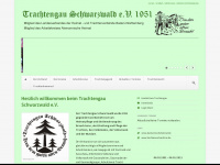 trachtengauschwarzwald.de Webseite Vorschau