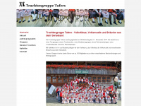 trachtengruppe-tafers.ch Webseite Vorschau