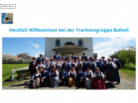 trachtengruppeballwil.ch Webseite Vorschau