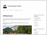 trachtengruppe-vandans.at Webseite Vorschau