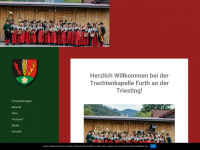 trachtenkapelle-furth.at Webseite Vorschau
