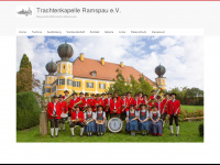 trachtenkapelle-ramspau.de Webseite Vorschau