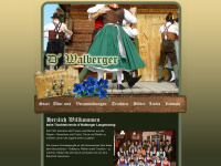 trachtenverein-walberger.at Webseite Vorschau