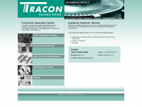 tracon.ch Webseite Vorschau