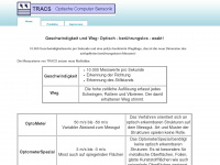 tracs.de Webseite Vorschau