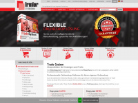 trade-system.ch Webseite Vorschau