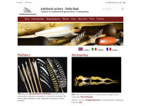 traditional-archery.de Webseite Vorschau