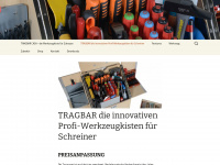 tragbar.ch Webseite Vorschau