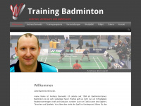 training-badminton.de Webseite Vorschau
