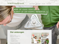 trainingathome.de Webseite Vorschau