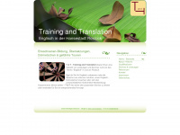 trainingandtranslation.de Webseite Vorschau
