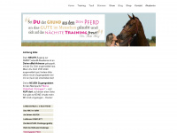 trainingsplan-pferd.de Webseite Vorschau
