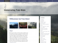 trais-giats.ch Webseite Vorschau