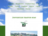 traktor-roas.at Webseite Vorschau