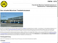 trambahn-museum.de Webseite Vorschau
