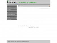 tramatec.ch Webseite Vorschau