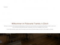 tramblu.ch Webseite Vorschau