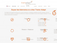 trans-adapt.ch Webseite Vorschau