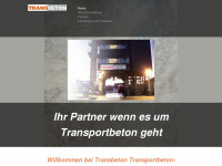 transbeton-tuebingen.de Webseite Vorschau
