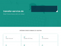 transfer-service.de Webseite Vorschau