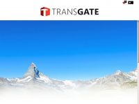 transgate.ch Webseite Vorschau