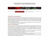 transfusion.at Webseite Vorschau