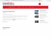transitair.ch Webseite Vorschau
