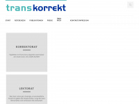 transkorrekt.ch Webseite Vorschau