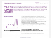 translation-agency.at Webseite Vorschau