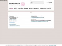 konstfack.se Webseite Vorschau