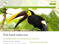 firsthand-costarica.com Webseite Vorschau