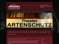 artenschutztheater.de Webseite Vorschau