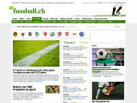fussball.ch Webseite Vorschau