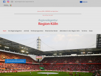 regionalagentur-region-koeln.de Webseite Vorschau