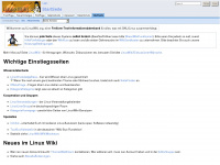 linuxwiki.org Webseite Vorschau