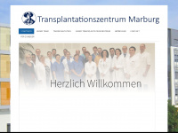transplantationszentrum-marburg.de Webseite Vorschau