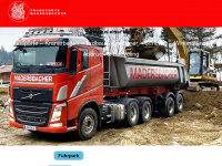 transporte-madersbacher.at Webseite Vorschau