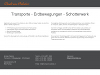 transporte-oebster.at Webseite Vorschau